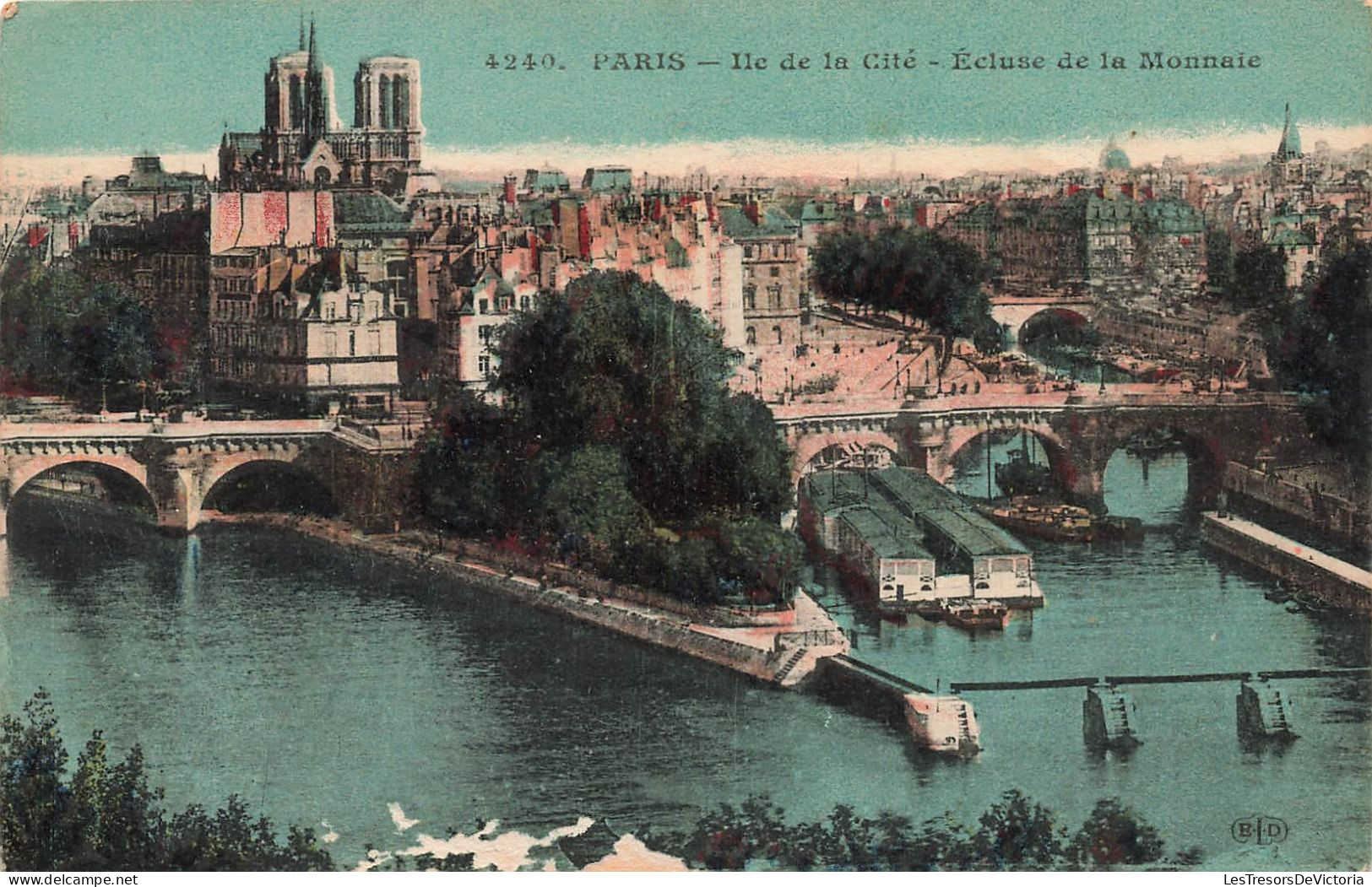 FRANCE - Paris II - Ile De La Cité - Ecluse De La Monnaie - Carte Postale Ancienne - Arrondissement: 02