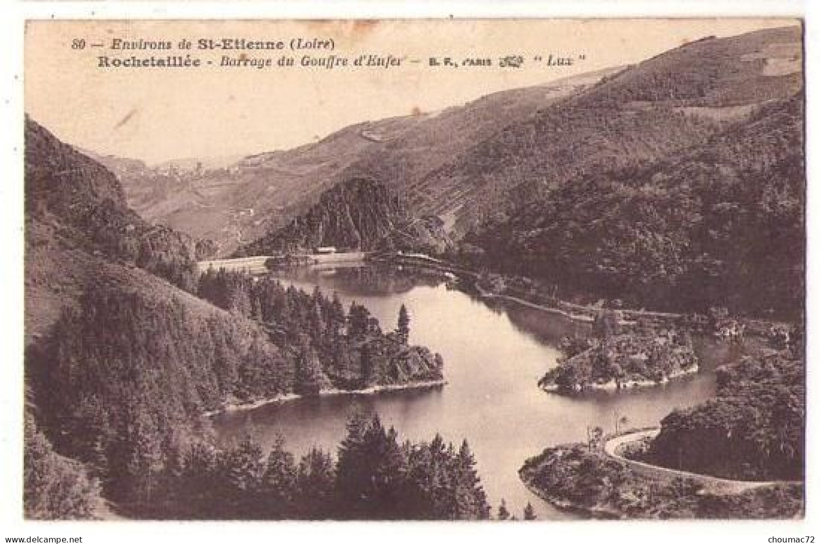 (42) 107, Rochetaillée, BF Paris 80, Barrage Du Gouffre D'Enfer, état - Rochetaillee