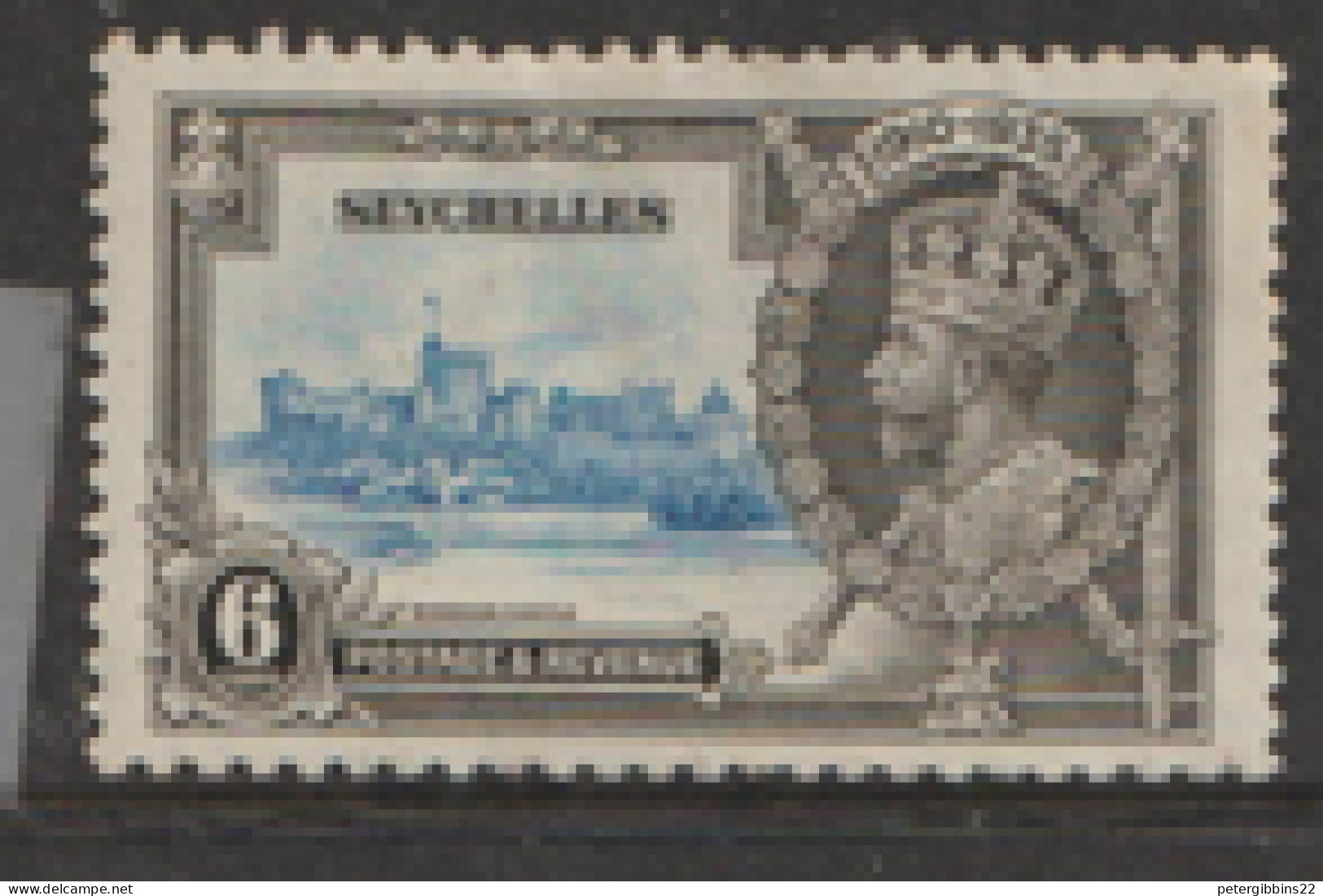 Seychelles  1935   SG  128  6c  \Silver Jubilee    Mounted Mint - Seychellen (...-1976)