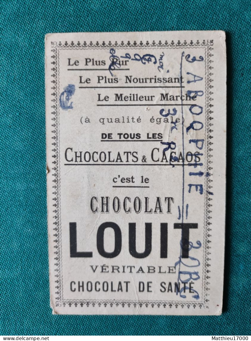 Chromo - CHOCOLAT-LOUIT - Humour - L'heure De L'éclipse - Louit