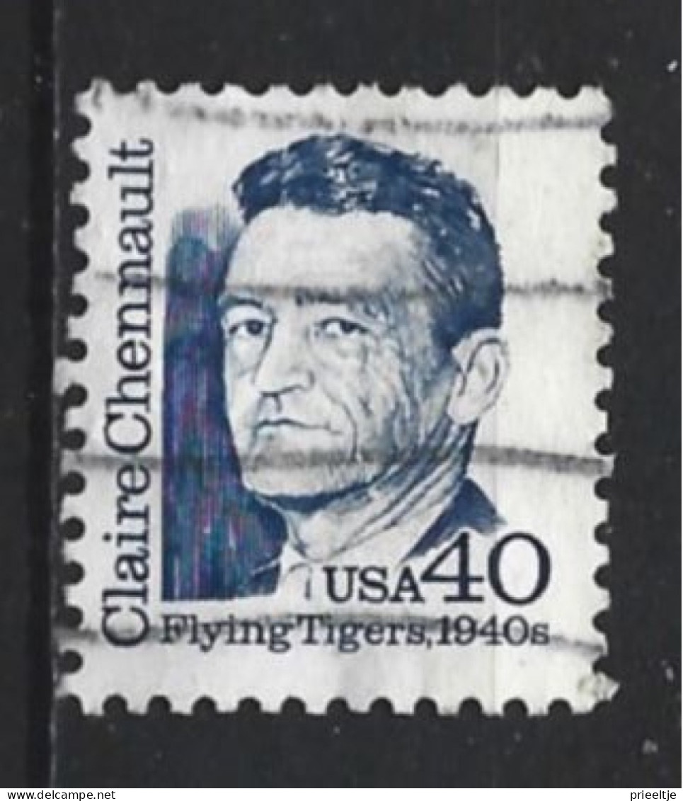 U.S.A. 1990 C. Chennault  Y.T. 1921 (0) - Used Stamps