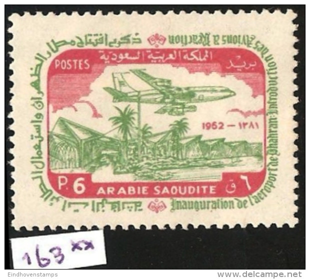 Saudi Arabia, 1963, Dharhan Airport 6 Pi., MNH, SG 464, Mi 163 - Autres (Air)