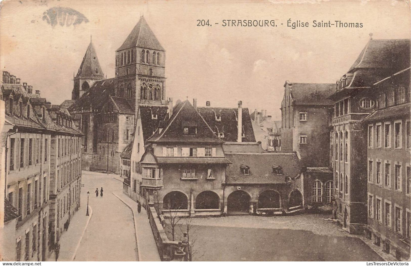 FRANCE - Strasbourg - Église Saint Thomas - Carte Postale Ancienne - Straatsburg