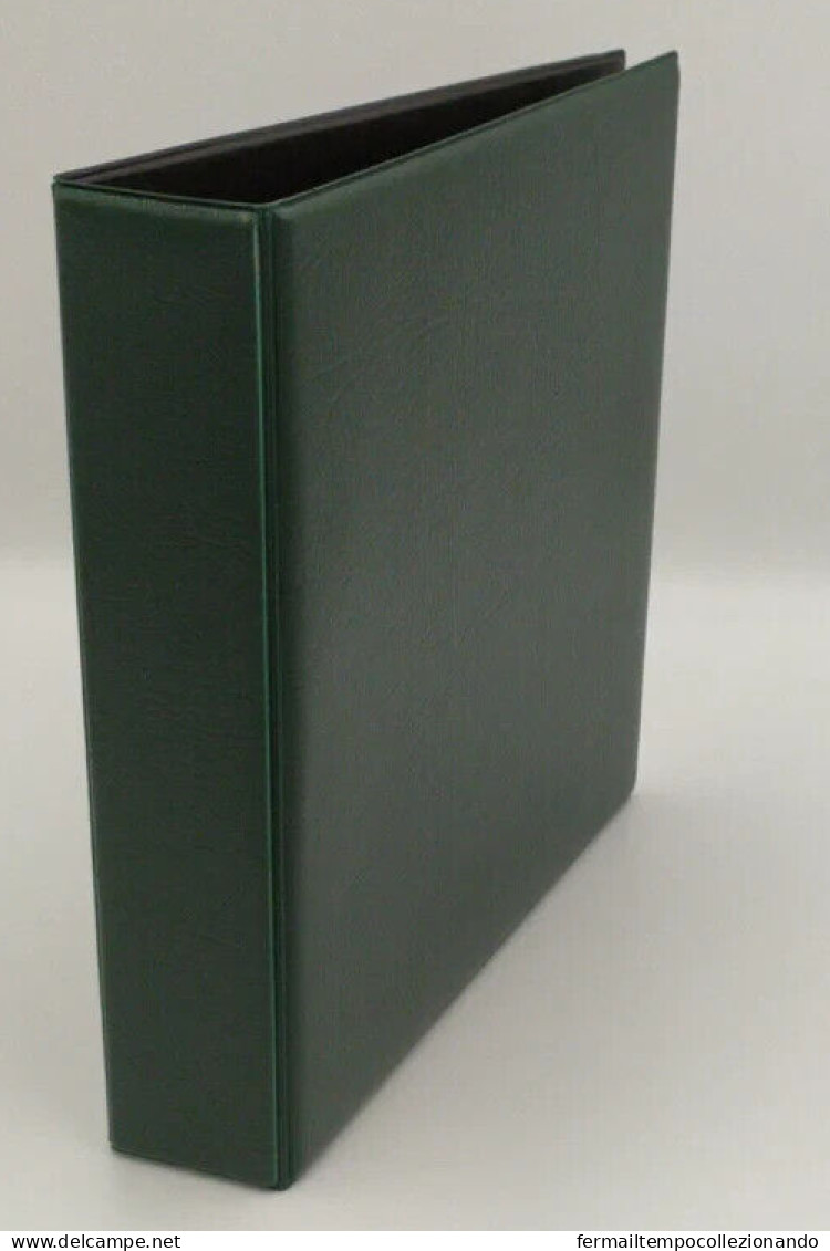 album raccoglitore verde con 50 fogli trasparenti 1 tasca per banconote santini