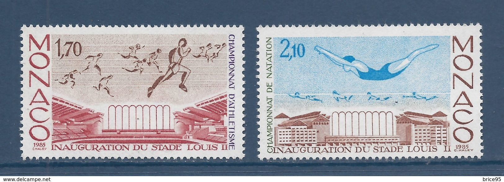 Monaco - YT N° 1475 Et 1476 ** - Neuf Sans Charnière - 1985 - Unused Stamps