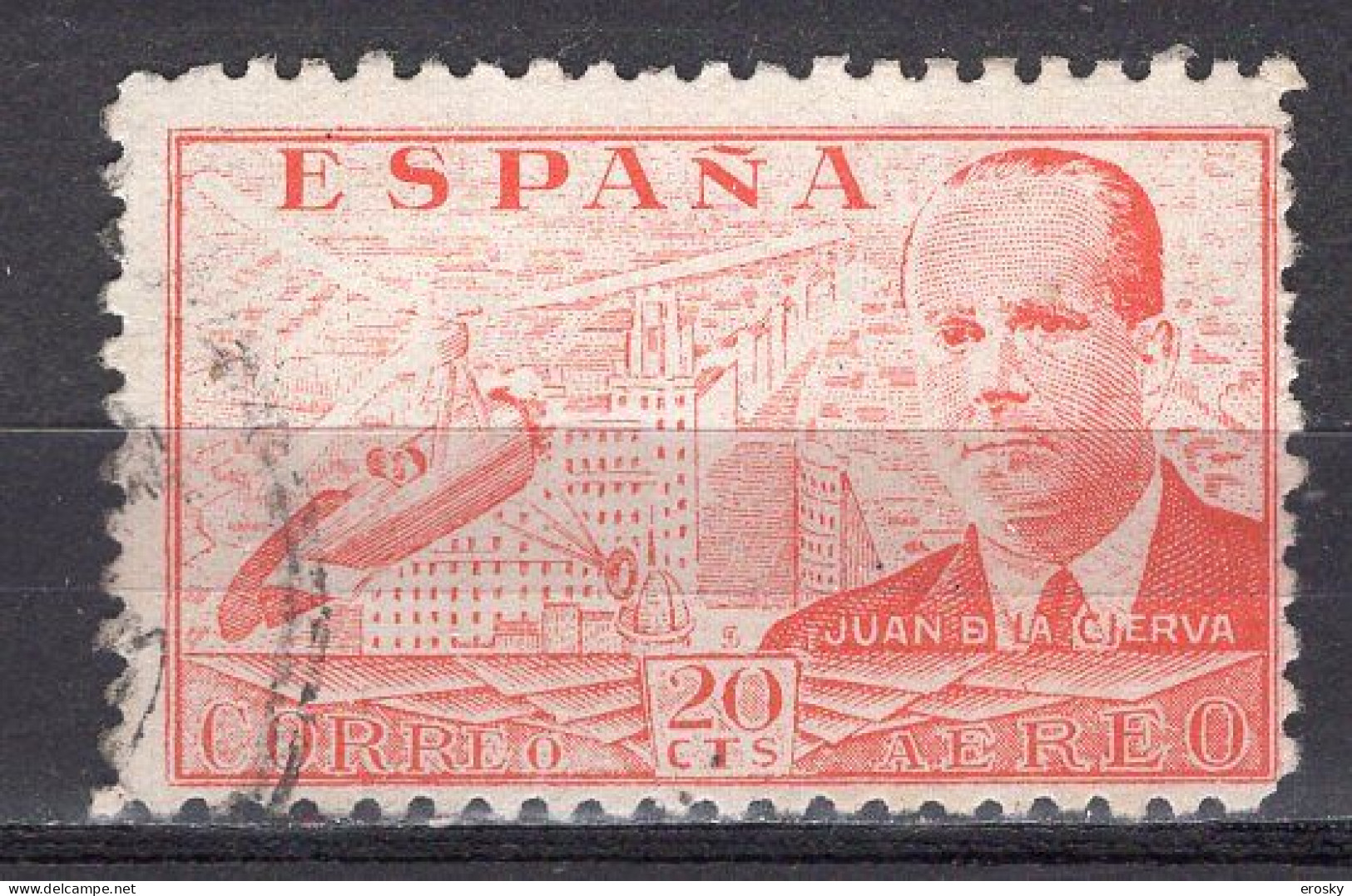 T0335 - ESPANA ESPAGNE AERIENNE Yv N°217 - Gebruikt