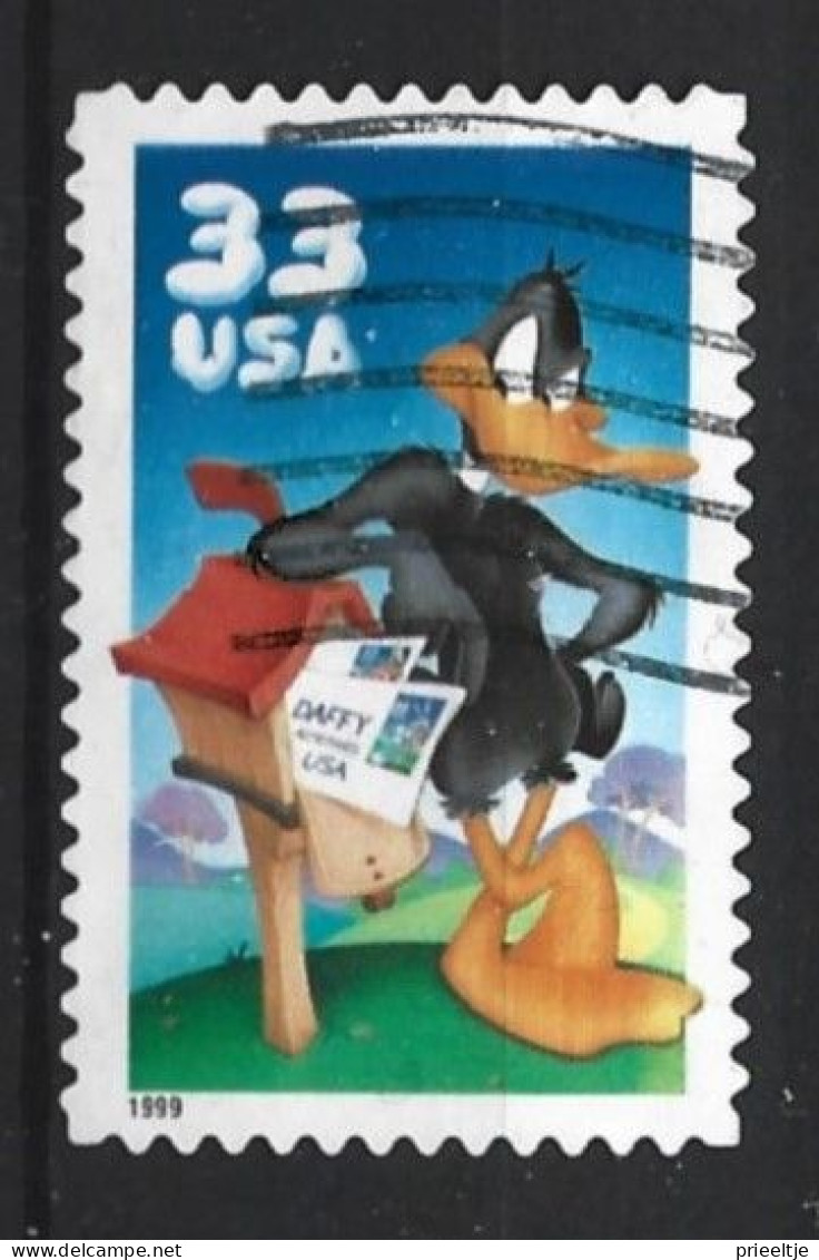 U.S.A. 1999 Duffy Duck Y.T. 2890(0) - Used Stamps