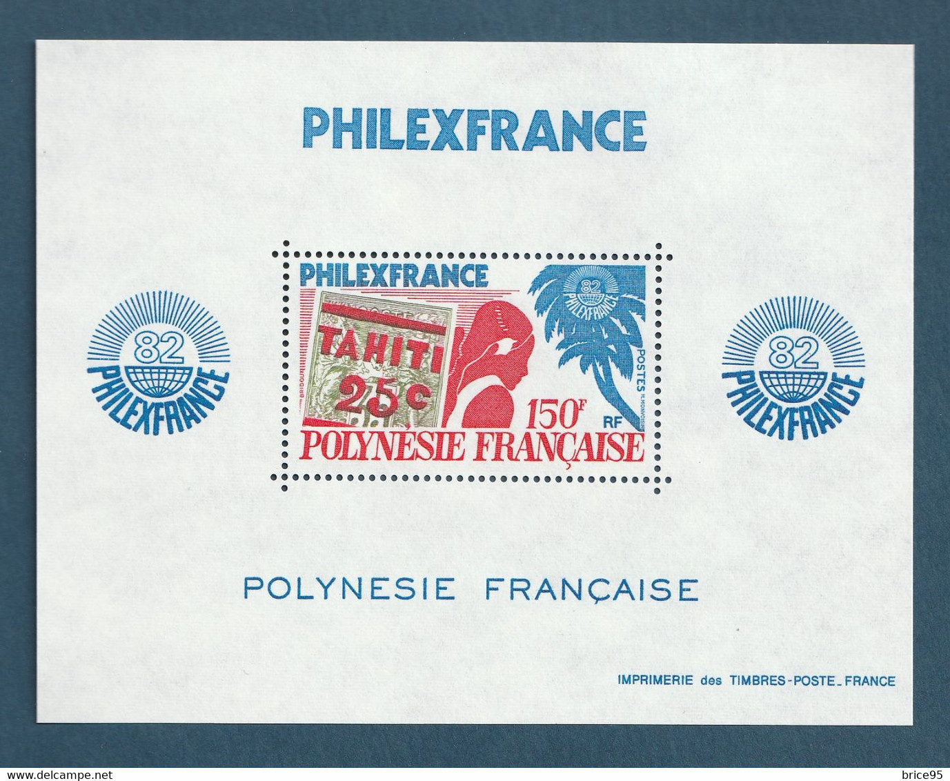 Polynésie Française - YT Bloc N° 6 ** - Neuf Sans Charnière - 1982 - Hojas Y Bloques