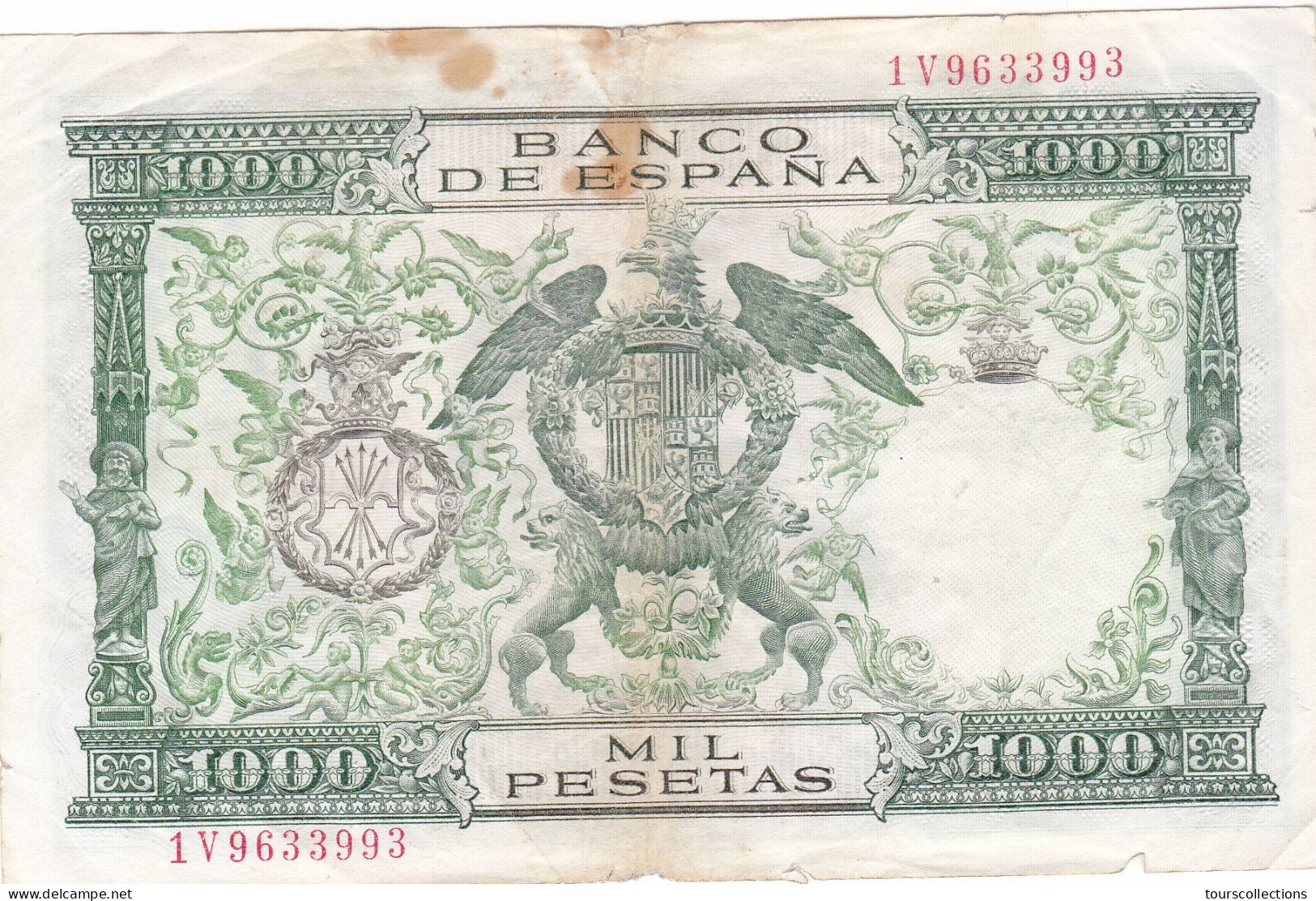 ESPAGNE - BILLET De BANQUE 1000 PESETAS 29/11/ 1957 - 1V9633993 - PICK 149 A Roi Ferdinand II D'Aragon Reine Isabelle I - 1000 Pesetas