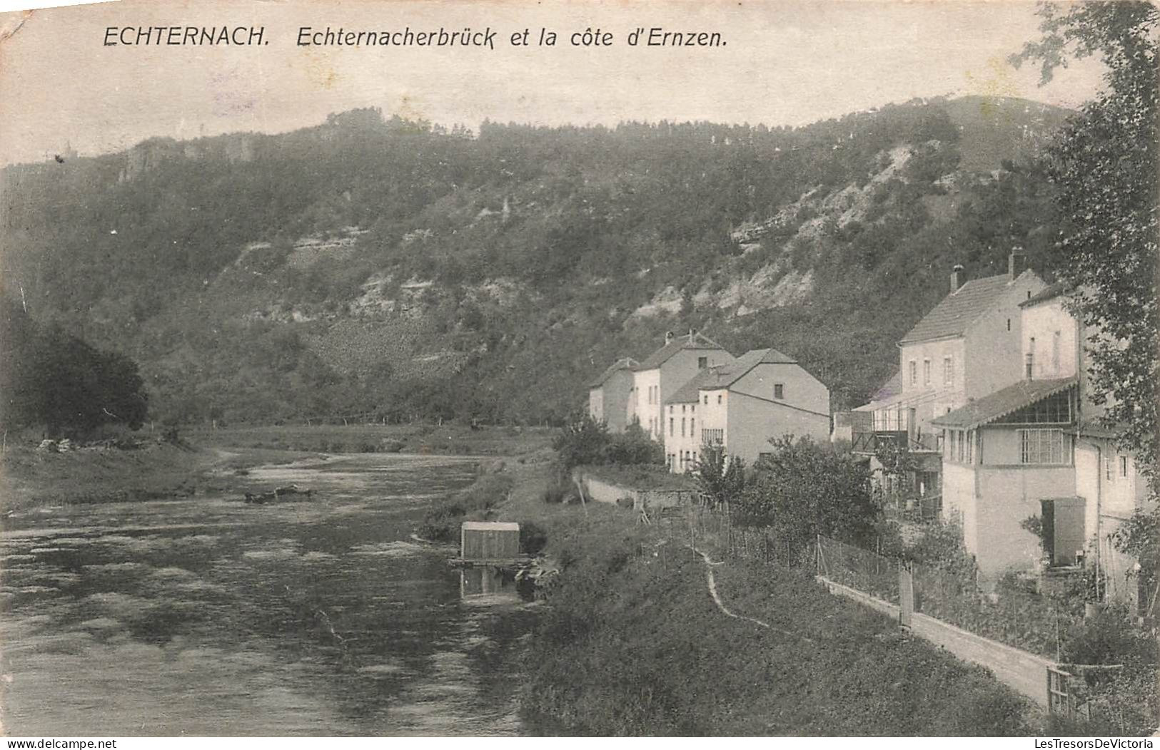 LUXEMBOURG - Echternach - Echternacherbrück Et La Côte D'Ernzen - Carte Postale  Ancienne - Echternach