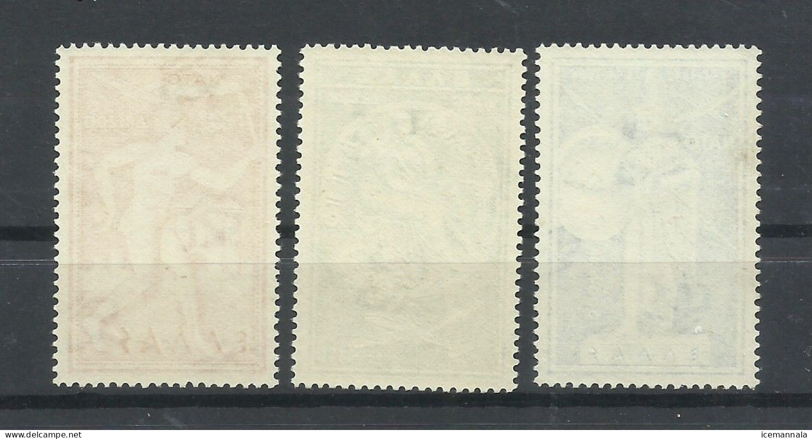 GRECIA   YVERT  AEREA  66/68     MH  * - Unused Stamps