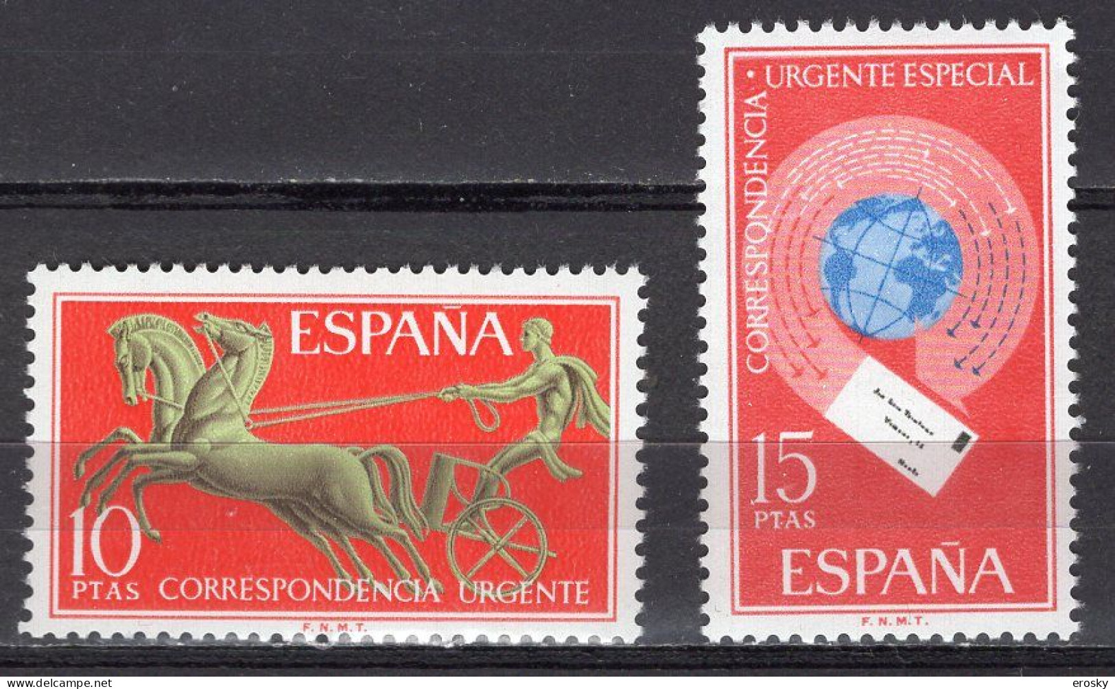 T0365 - ESPANA ESPAGNE EXPRES Yv N°36/37 ** - Exprès