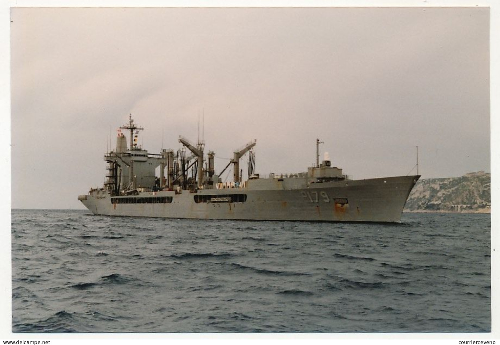 4 Photos Couleur Format Env. 10cm X 15cm - Navire Logistique USS Merrimack (AO-179) - 27/5/1996 - Barche