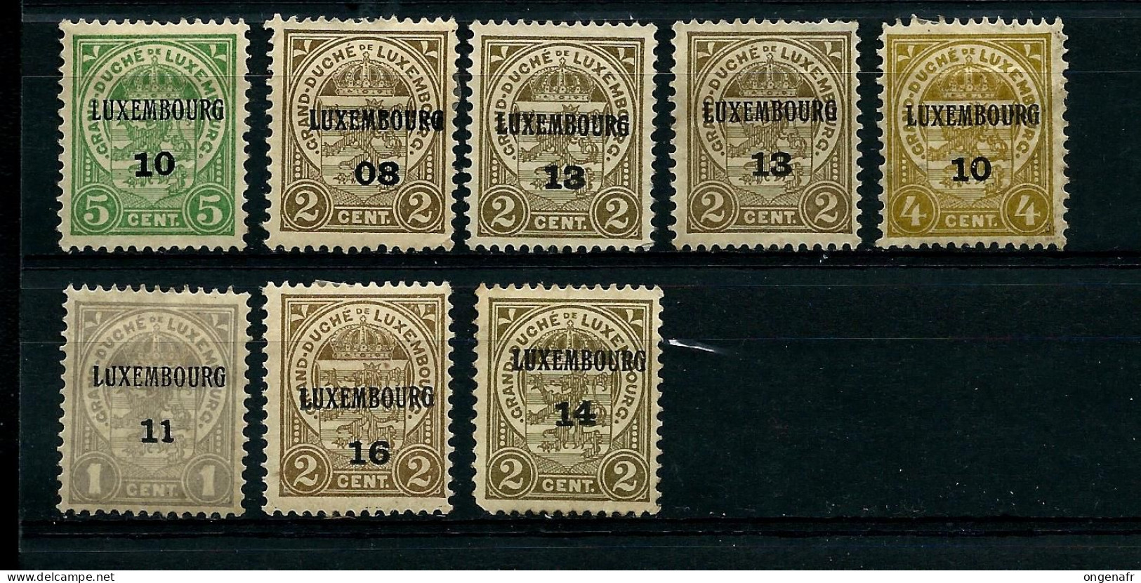 Lot De 8 Timbres  NSG - * - Préoblitérés