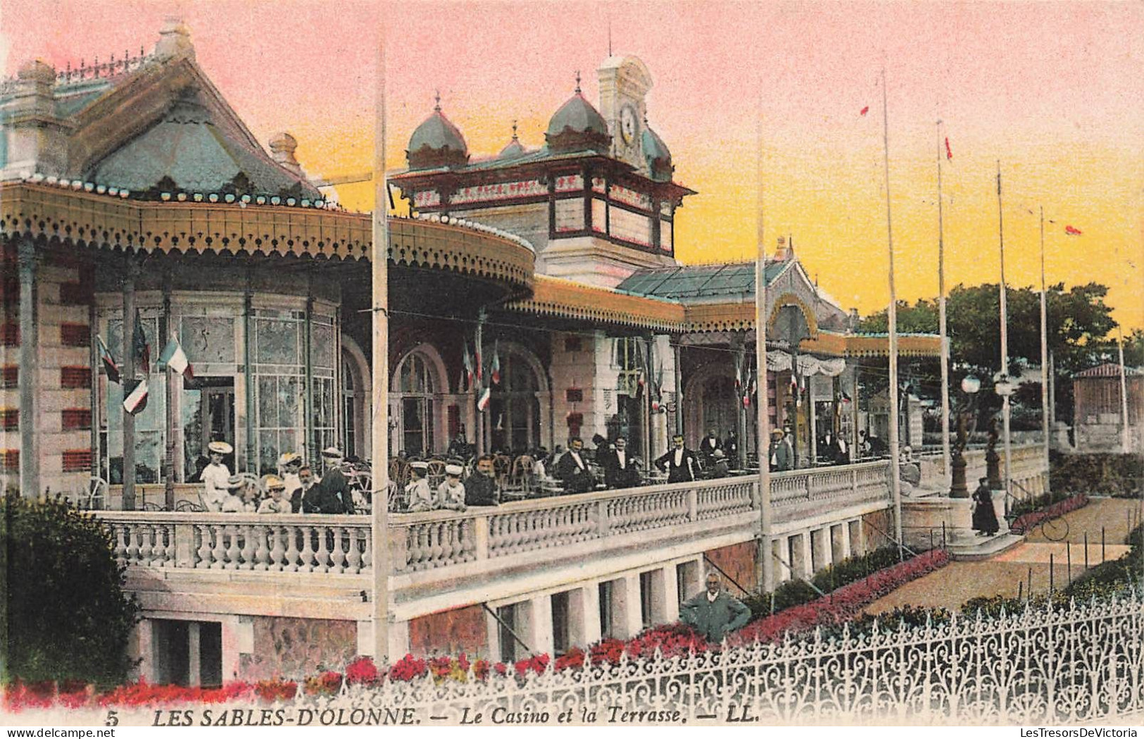 FRANCE - Sables D'Olonne - Le Casino Et La Terrasse - Carte Postale Ancienne - Sables D'Olonne