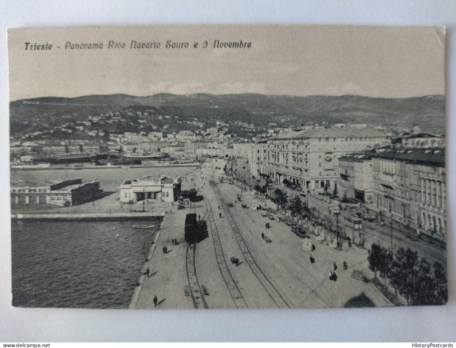 Trieste (Triest), Panorama Riva Nazario Sauro E 3 Novembre, 1923 - Trieste (Triest)
