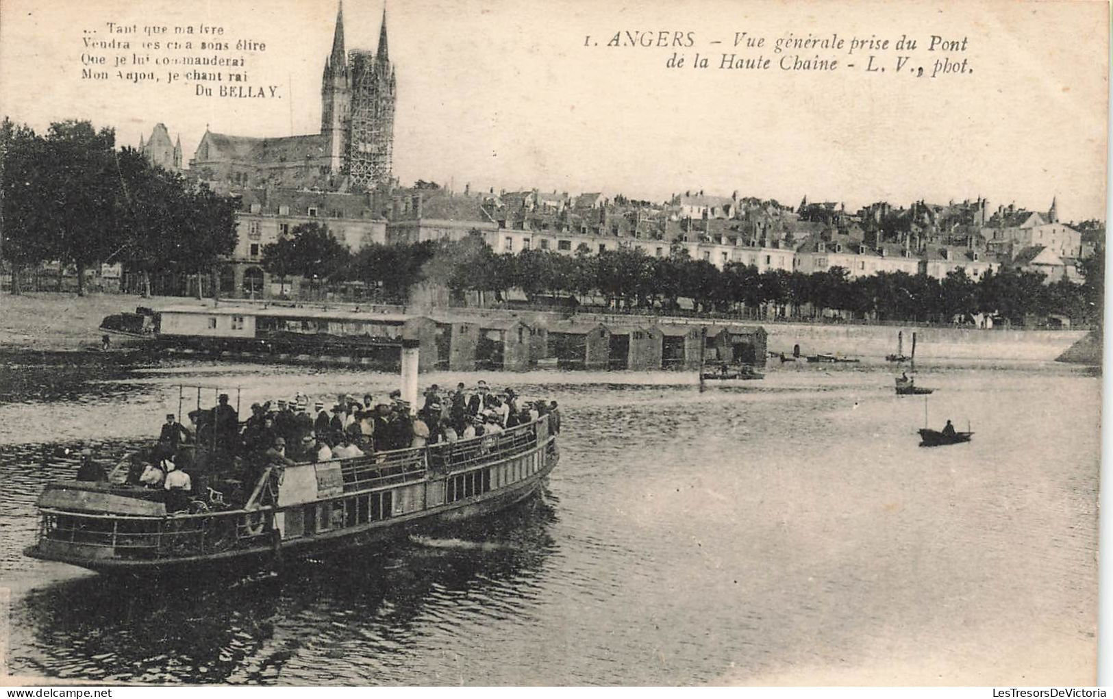 FRANCE - Angers - Vue Générale Prise Du Pont De La Haute Chaîne - Carte Postale Ancienne - Angers