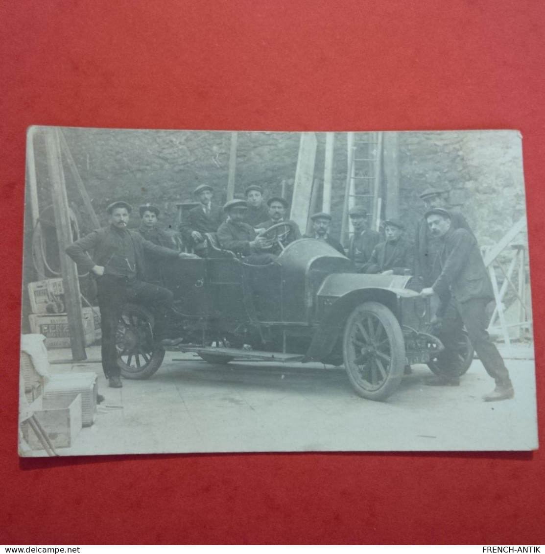 CARTE PHOTO LIEU A IDENTIFIER AUTOMOBILE - Passenger Cars