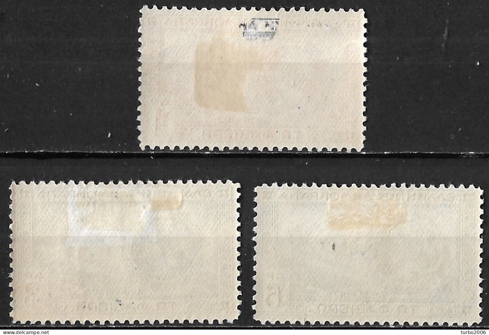 GREECE 1927 Baron General Charles Nicolas Favier MH Set Vl. 435 / 437 - Unused Stamps