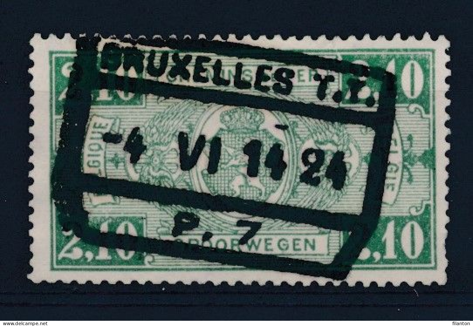 TR  151 - "BRUXELLES T.T. - P. 7" - (ref. 37.362) - Oblitérés