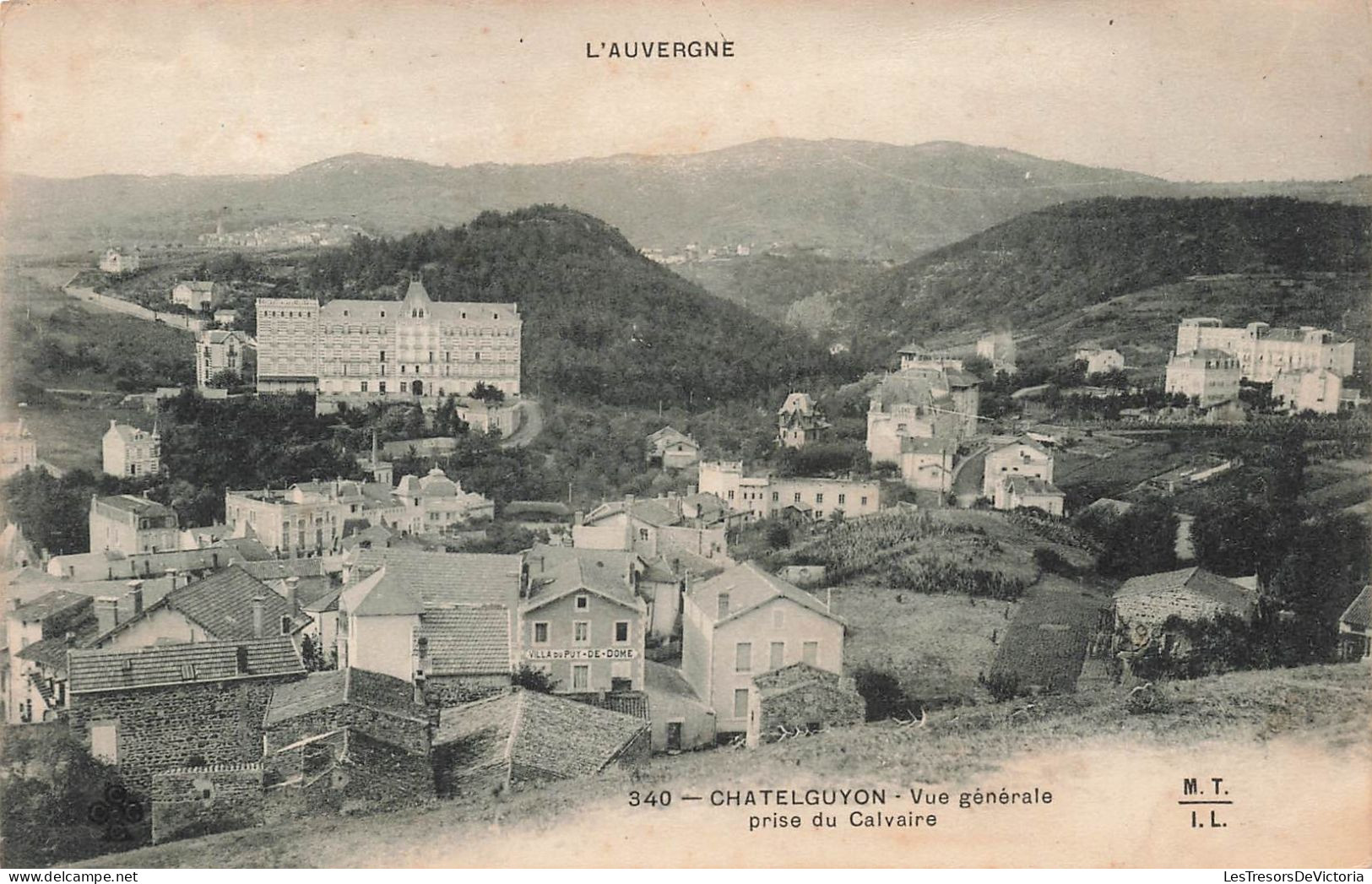 FRANCE - Châtel Guyon - Vue Générale Prise Du Calvaire - Carte Postale Ancienne - Châtel-Guyon