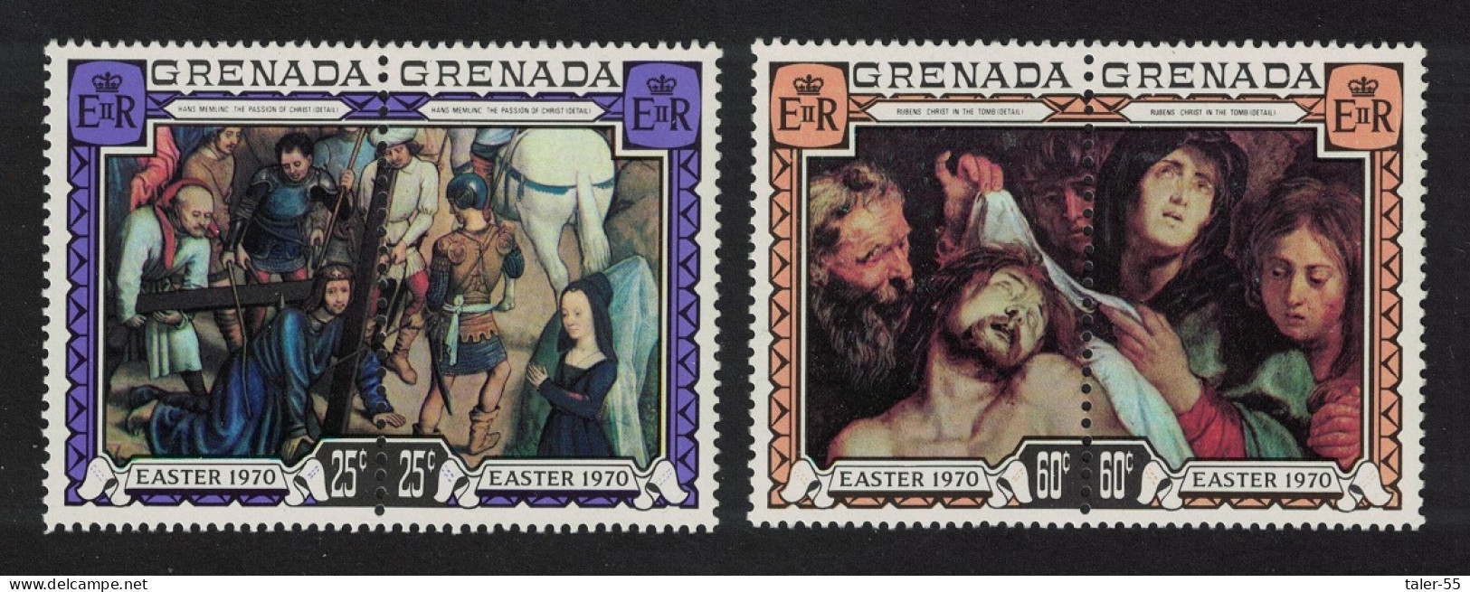 Grenada Easter Paintings 8v 1970 MNH SG#376-379 - Grenada (...-1974)