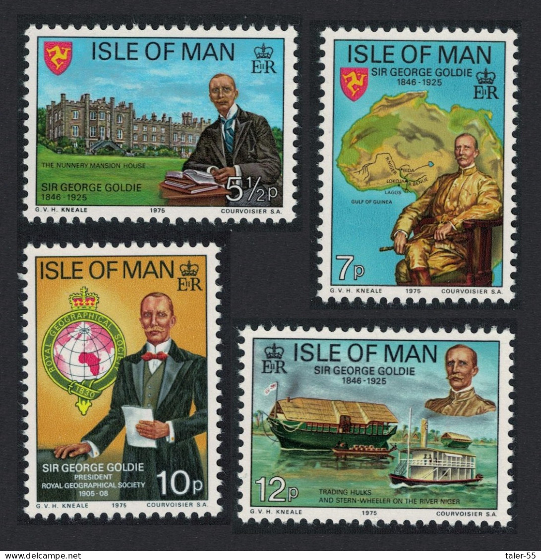 Isle Of Man Sir George Goldie 4v 1975 MNH SG#67-70 SC#70-73 - Man (Ile De)