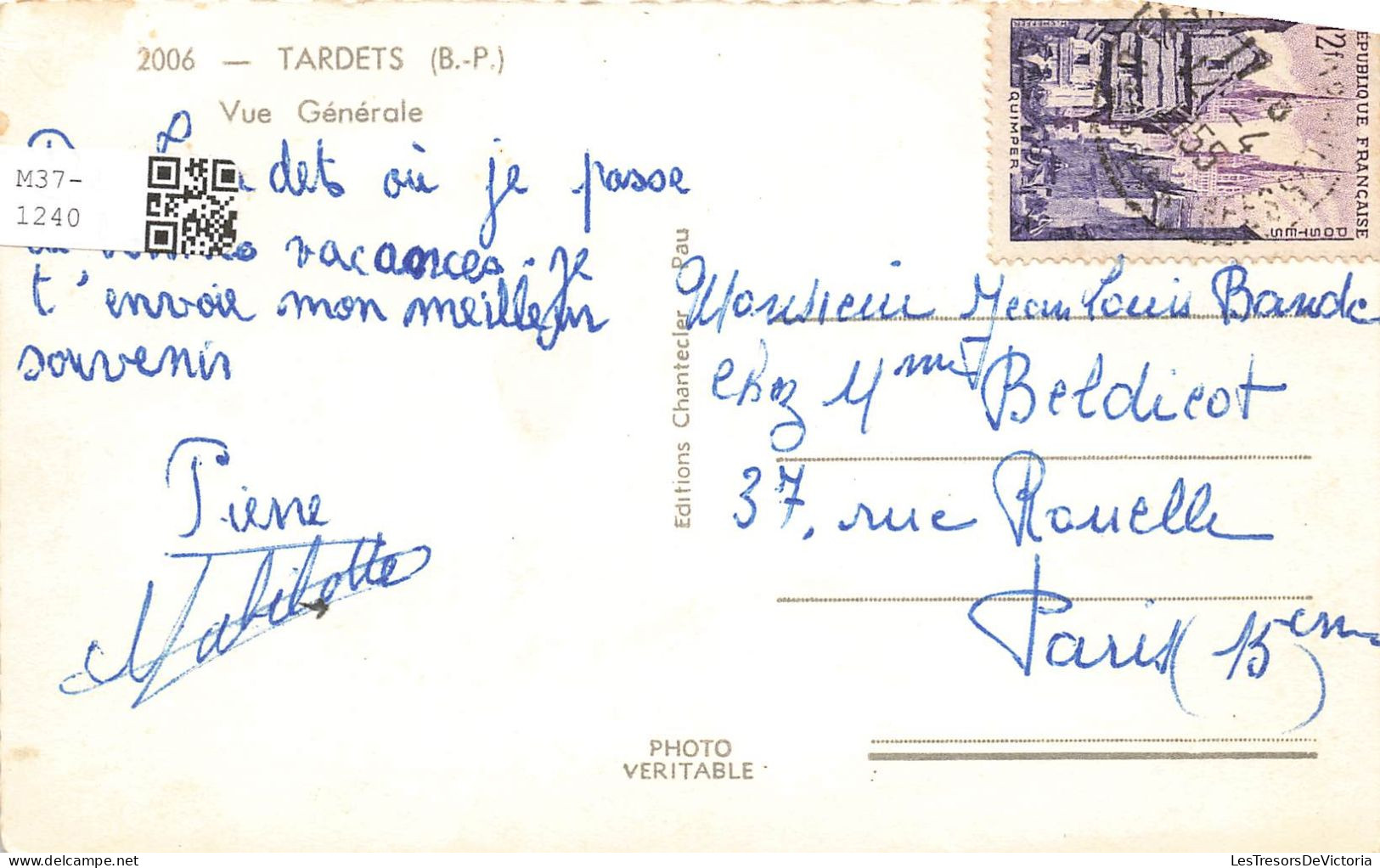 FRANCE - Tardets - Vue Générale - Carte Postale - Autres & Non Classés