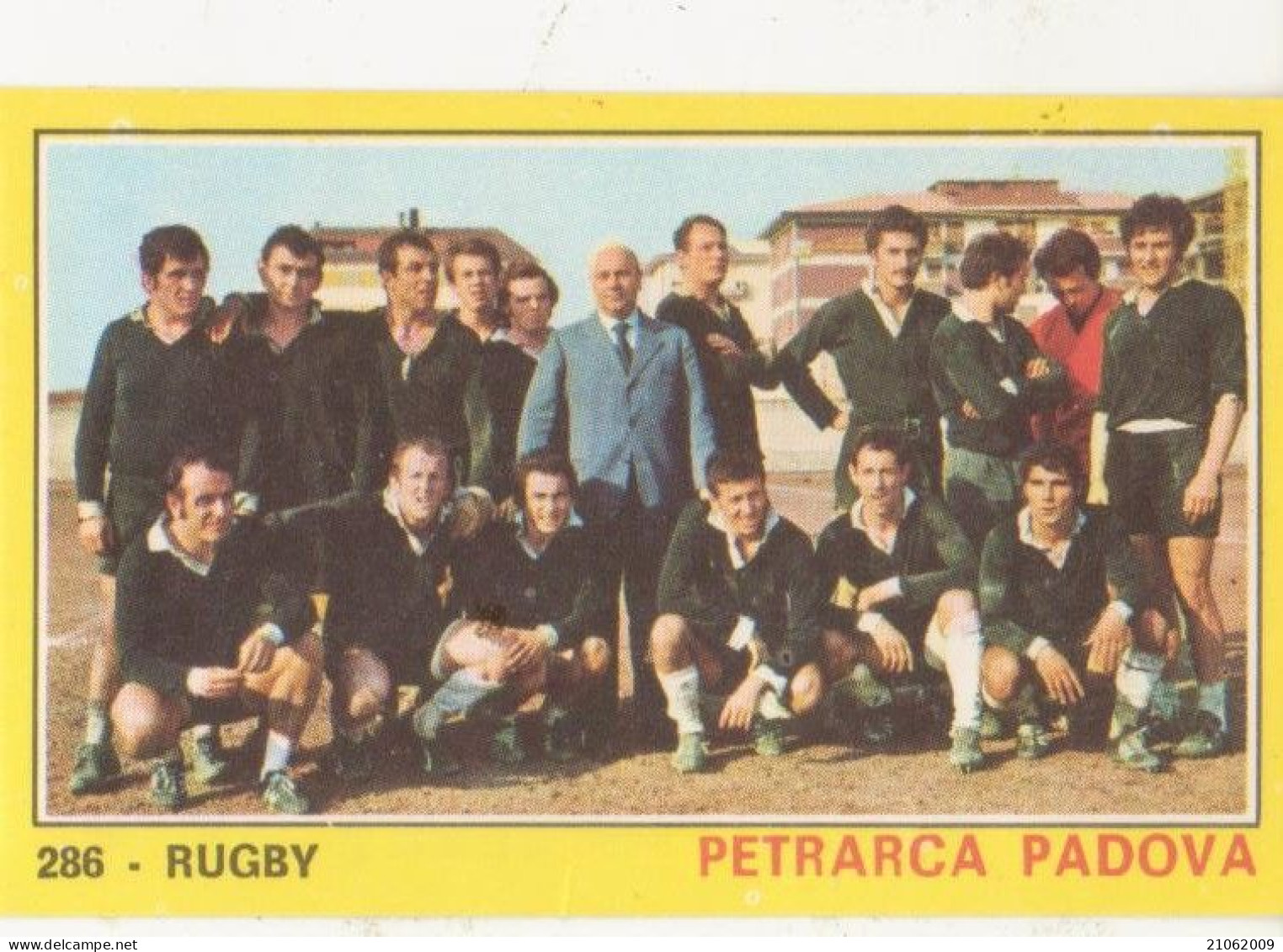 286 SQUADRA TEAM PETRARCA PADOVA - RUGBY - CAMPIONI DELLO SPORT PANINI 1970-71 - Rugby