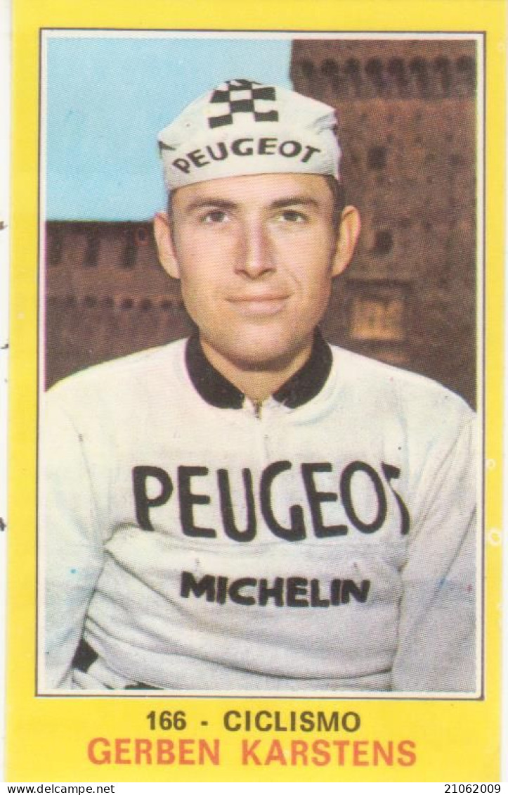 166 GERBEN KERSTENS - CICLISMO - CAMPIONI DELLO SPORT PANINI 1970-71 - Cyclisme