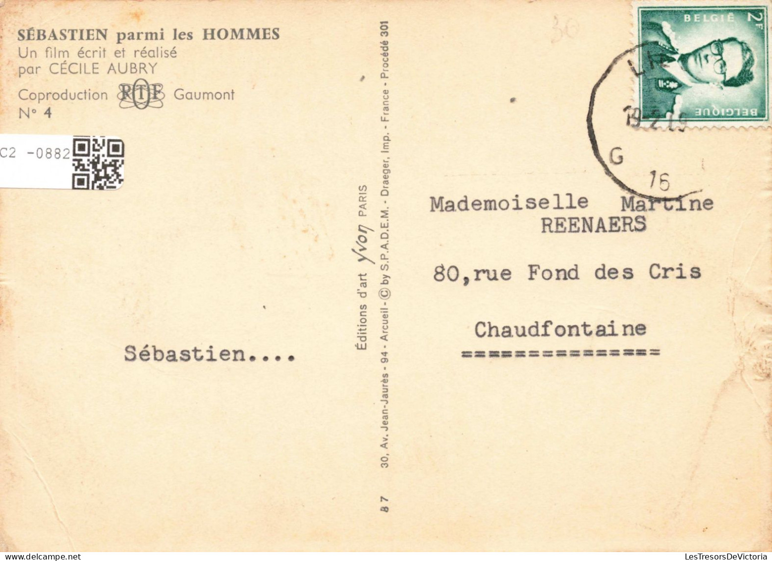 ANIMAUX & FAUNE - Chiens - Garçon - Carte Postale Ancienne - Hunde