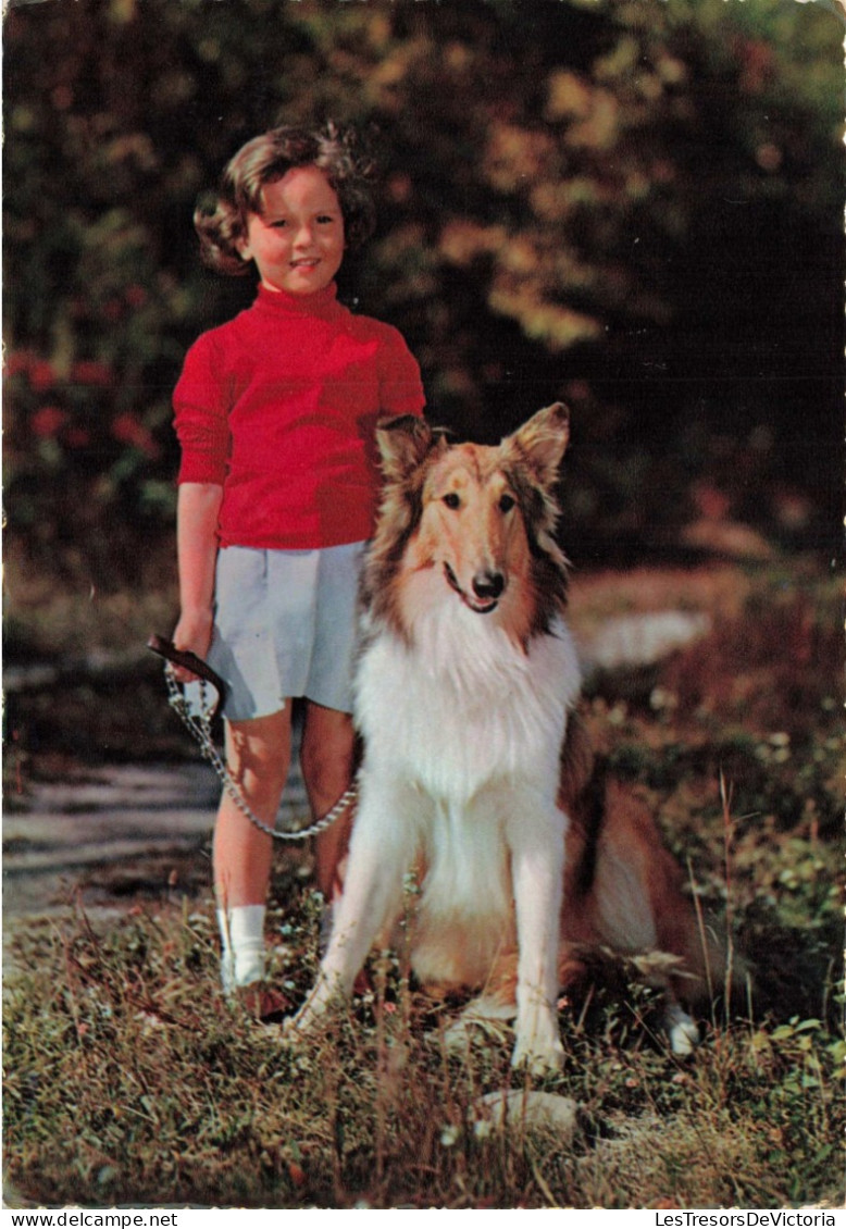 ANIMAUX & FAUNE - Chien - Garçon - Carte Postale Ancienne - Chiens