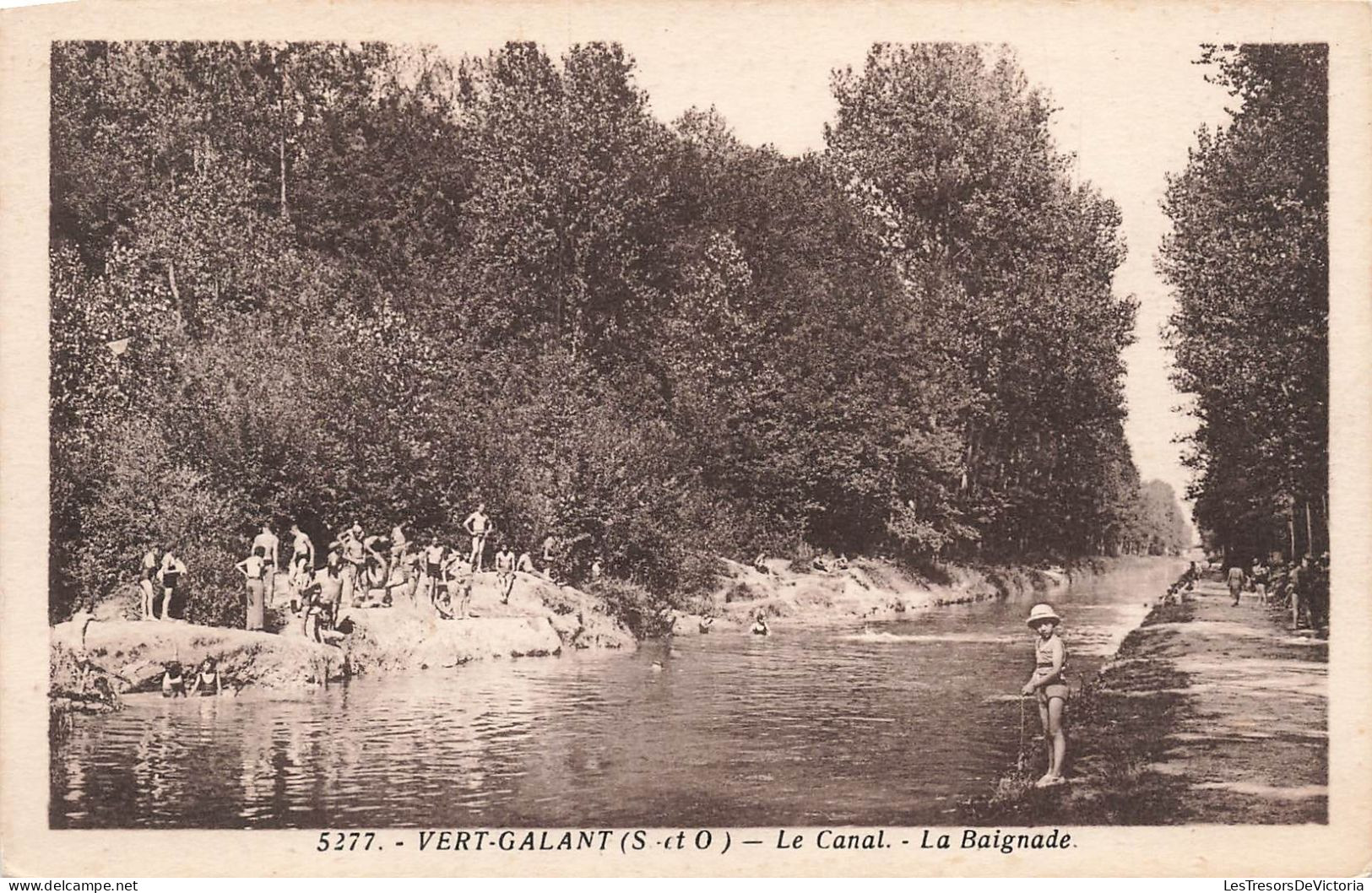FRANCE - Vert Galant - Le Canal - La Baignade - Carte Postale Ancienne - Distretto: 01
