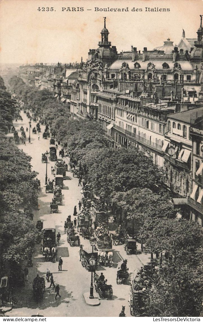 FRANCE - Paris - Boulevard Des Italiens - Carte Postale Ancienne - Sonstige & Ohne Zuordnung