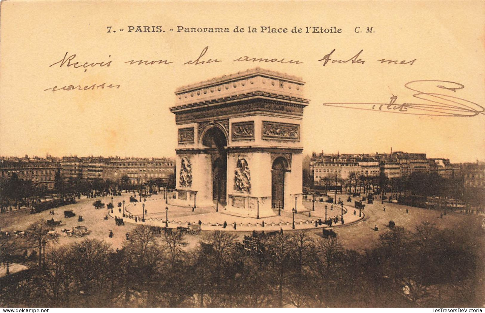 FRANCE - Paris - Panorama De La Place De L'étoile - Carte Postale Ancienne - Other & Unclassified