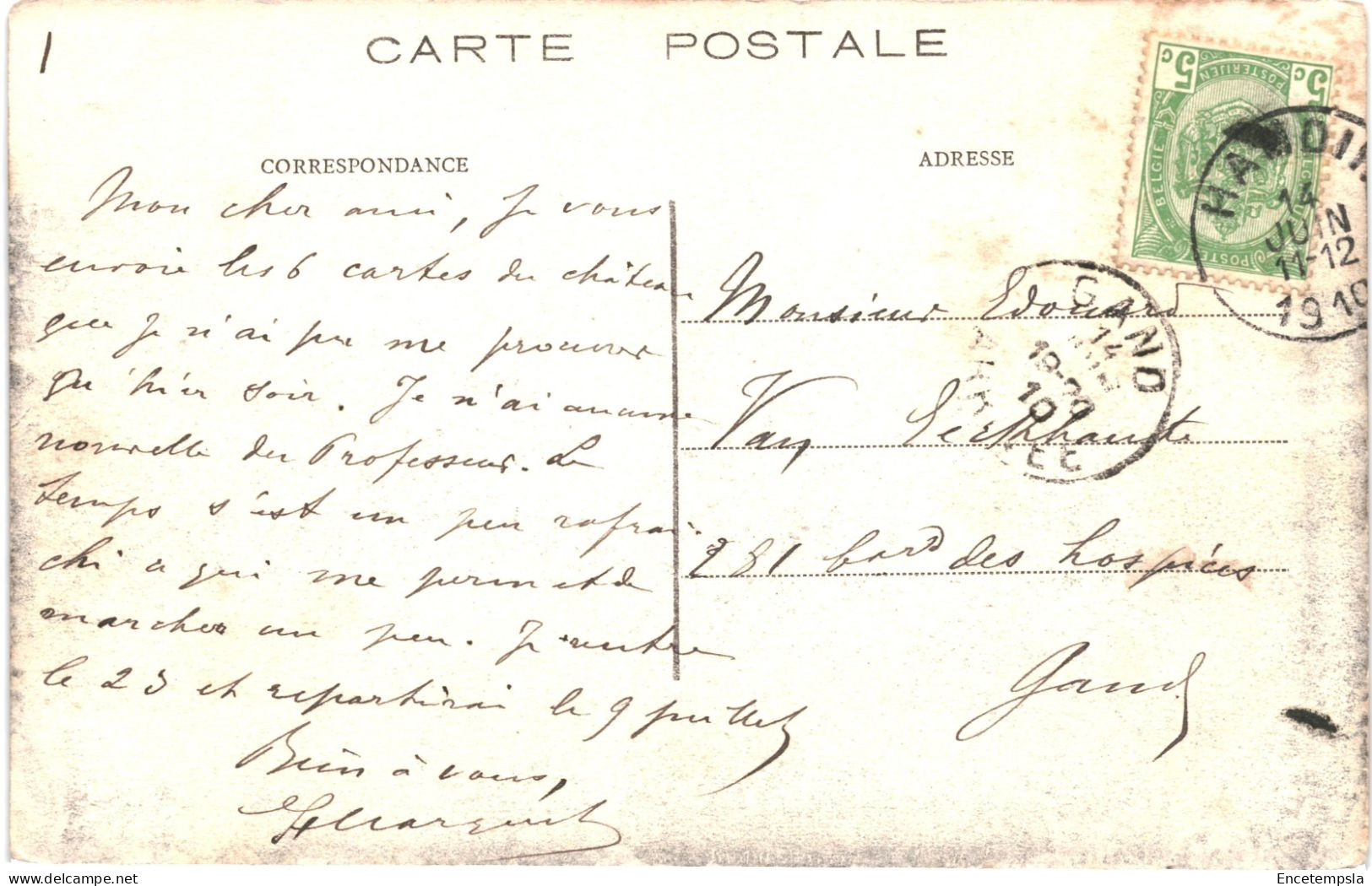 CPA Carte Postale  Belgique Logne Ancien  Château Le Donjon Et Les Caves  1910  VM76799 - Ferrières
