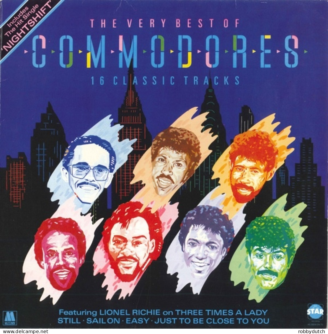 * LP *  THE VERY BEST OF THE COMMODORES (Holland 1985 EX) - Soul - R&B