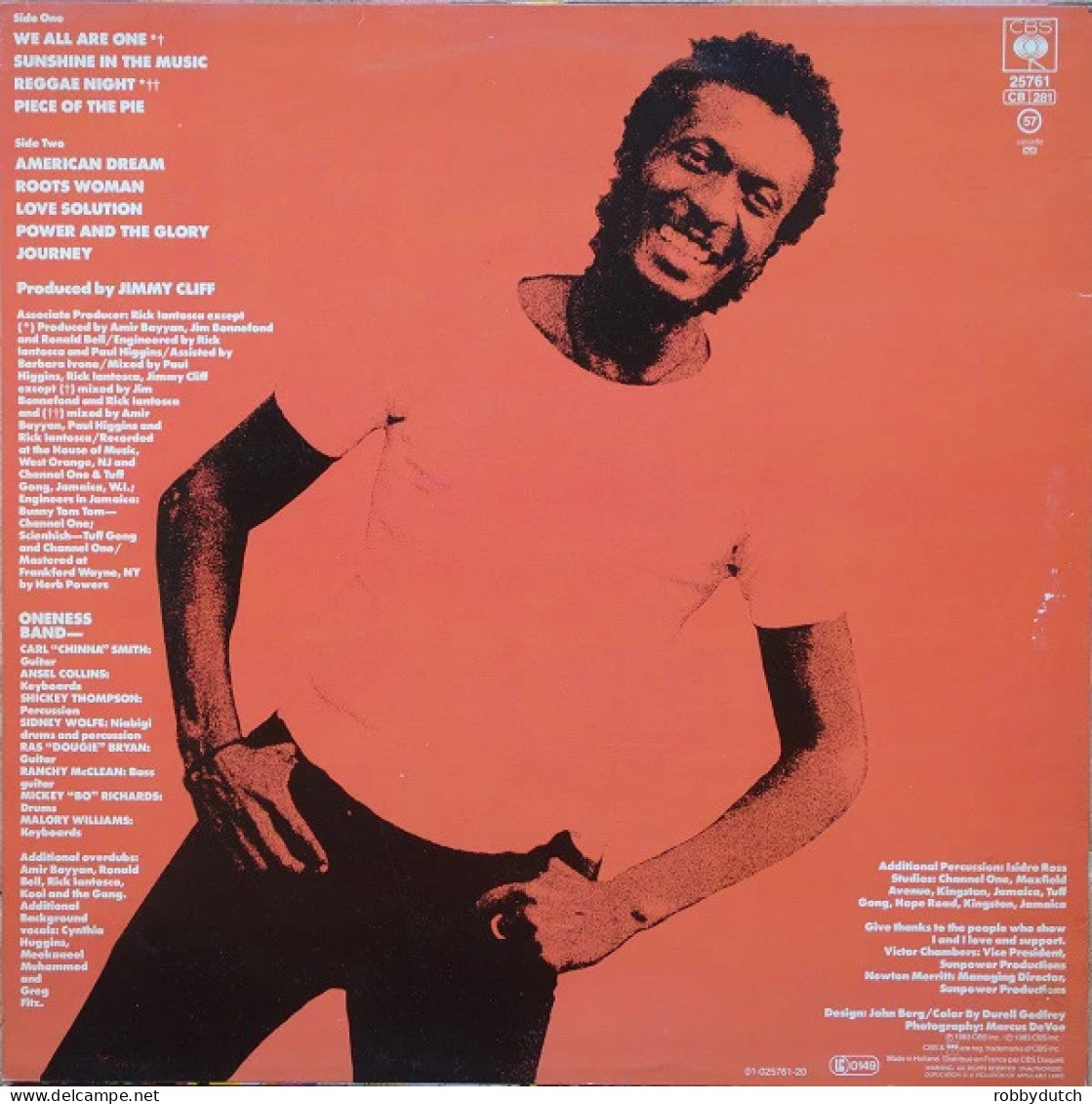 * LP *  JIMMY CLIFF - THE POWER AND THE GLORY (Europe 1983) - Reggae