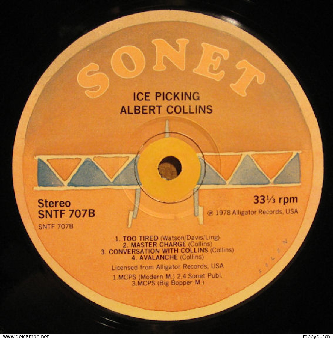 * LP *  ALBERT COLLINS - ICE PICKIN'  (England 1978 EX) - Blues