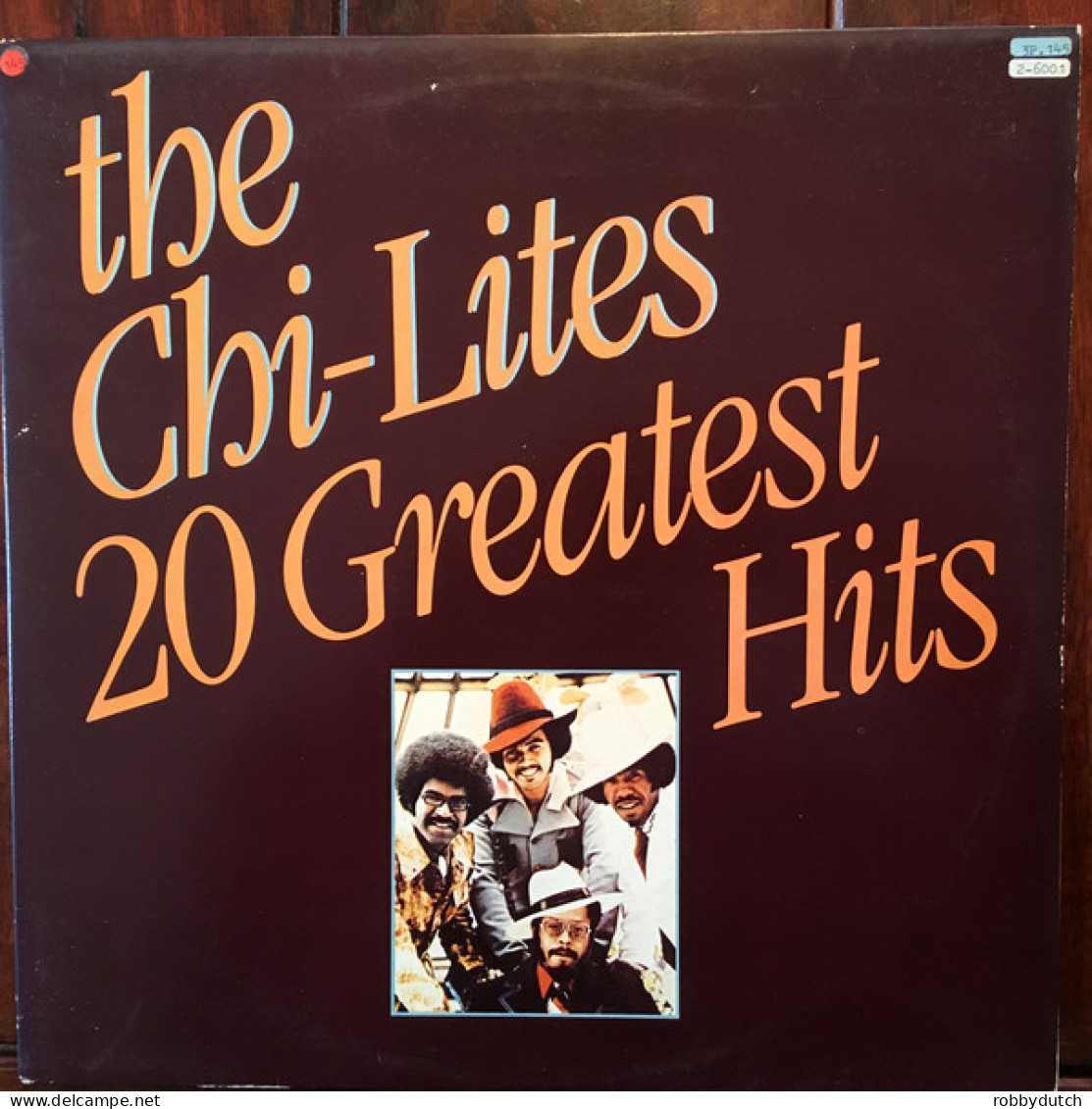 * 2LP *  CHI-LITES - 20 GREATEST HITS (Holland 1980 EX) - Soul - R&B
