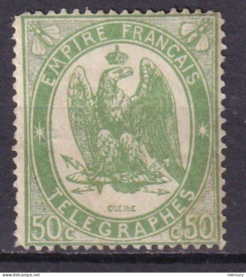 FRANCE - TELEGRAPHES - 50 C. Vert Neuf - Telegraph And Telephone