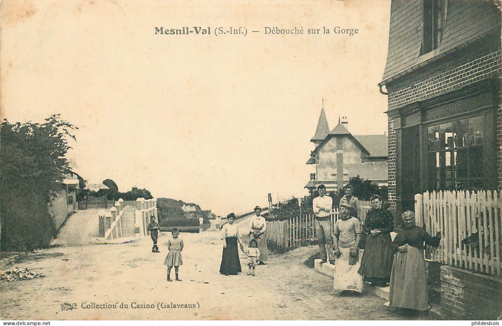 SEINE MARITIME  MESNIL VAL  Débouché Sur La Gorge - Mesnil-Val