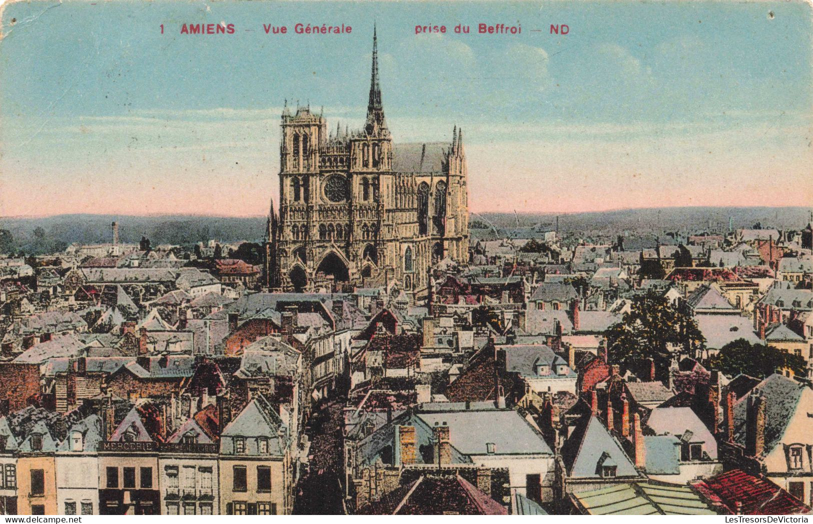 FRANCE - 80 - Amiens - Vue Générale - Prise Du Beffroi - Carte Postale Ancienne - Amiens