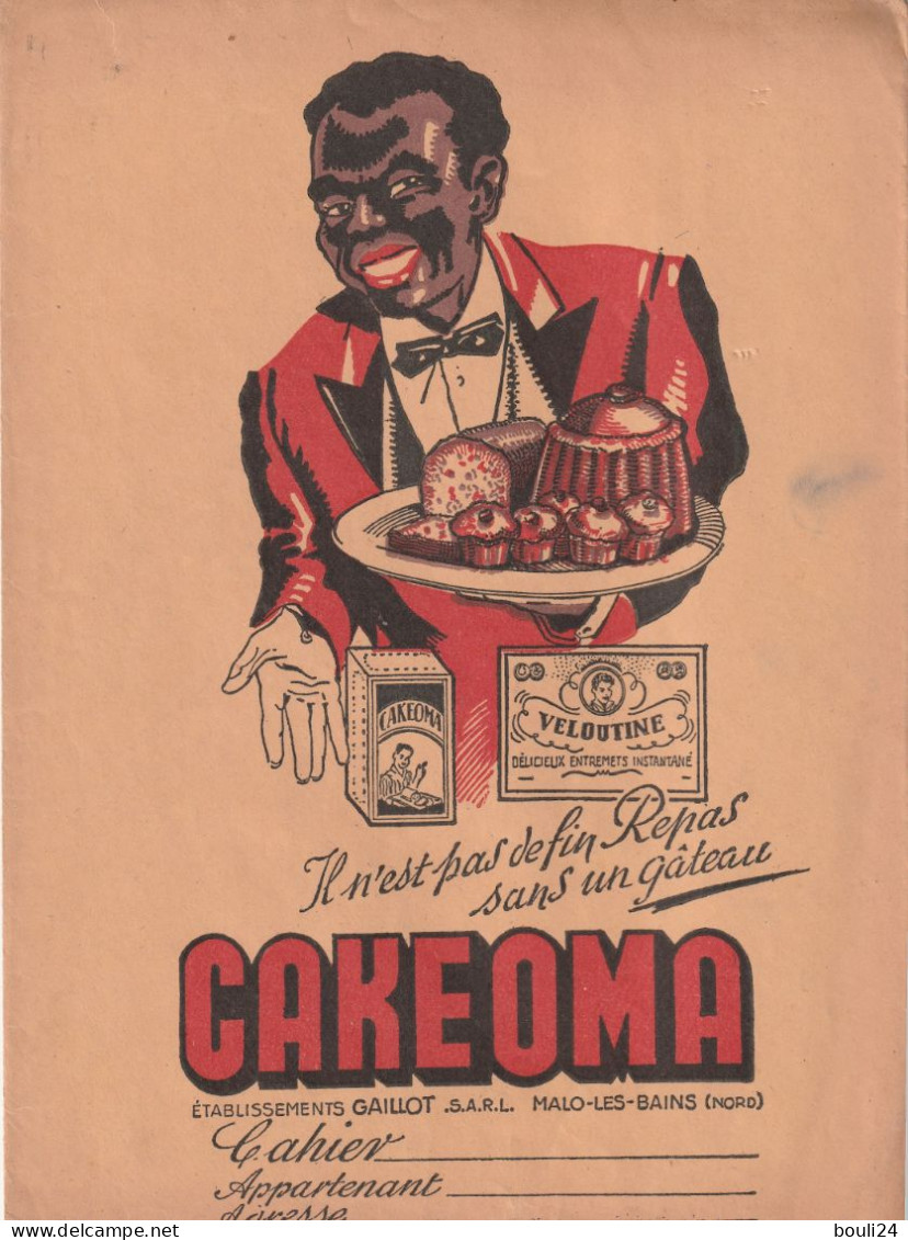 PROTEGE CAHIER ANCIEN CAKEOMA  ETS GAILLOT MALO LES BAINS - Copertine Di Libri