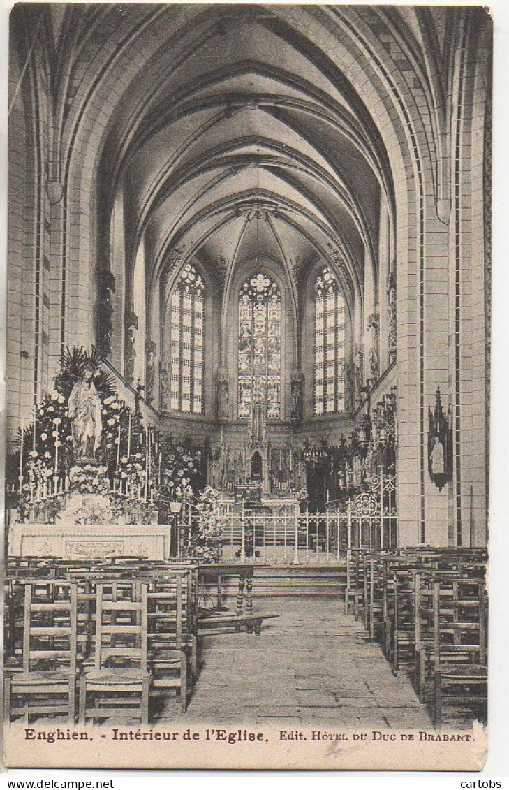 Belgique  ENGHIEN - Intérieur De L'Eglise - Edingen