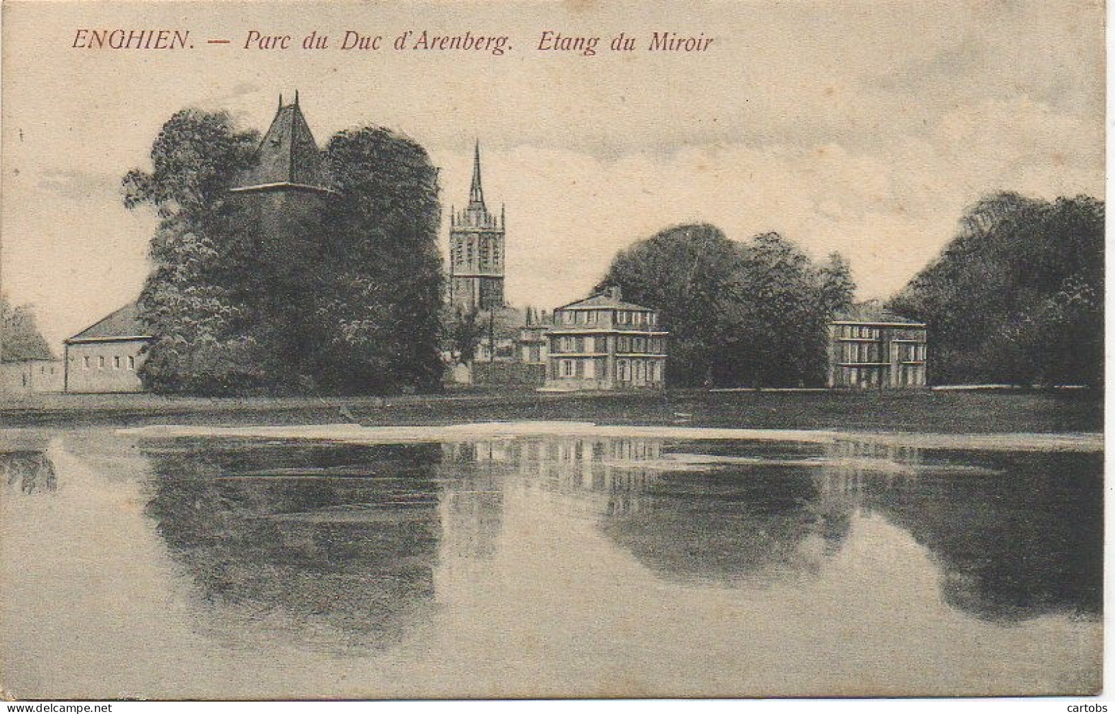 Belgique  ENGHIEN - Parc Du Duc D'Arenberg  - Etang Du Miroir - Edingen