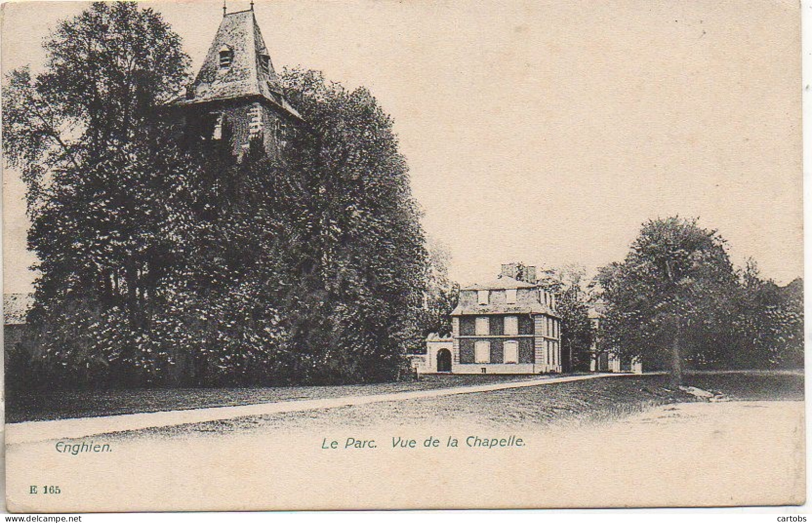 Belgique  ENGHIEN - Le Parc  Vue De La Chapelle - Edingen