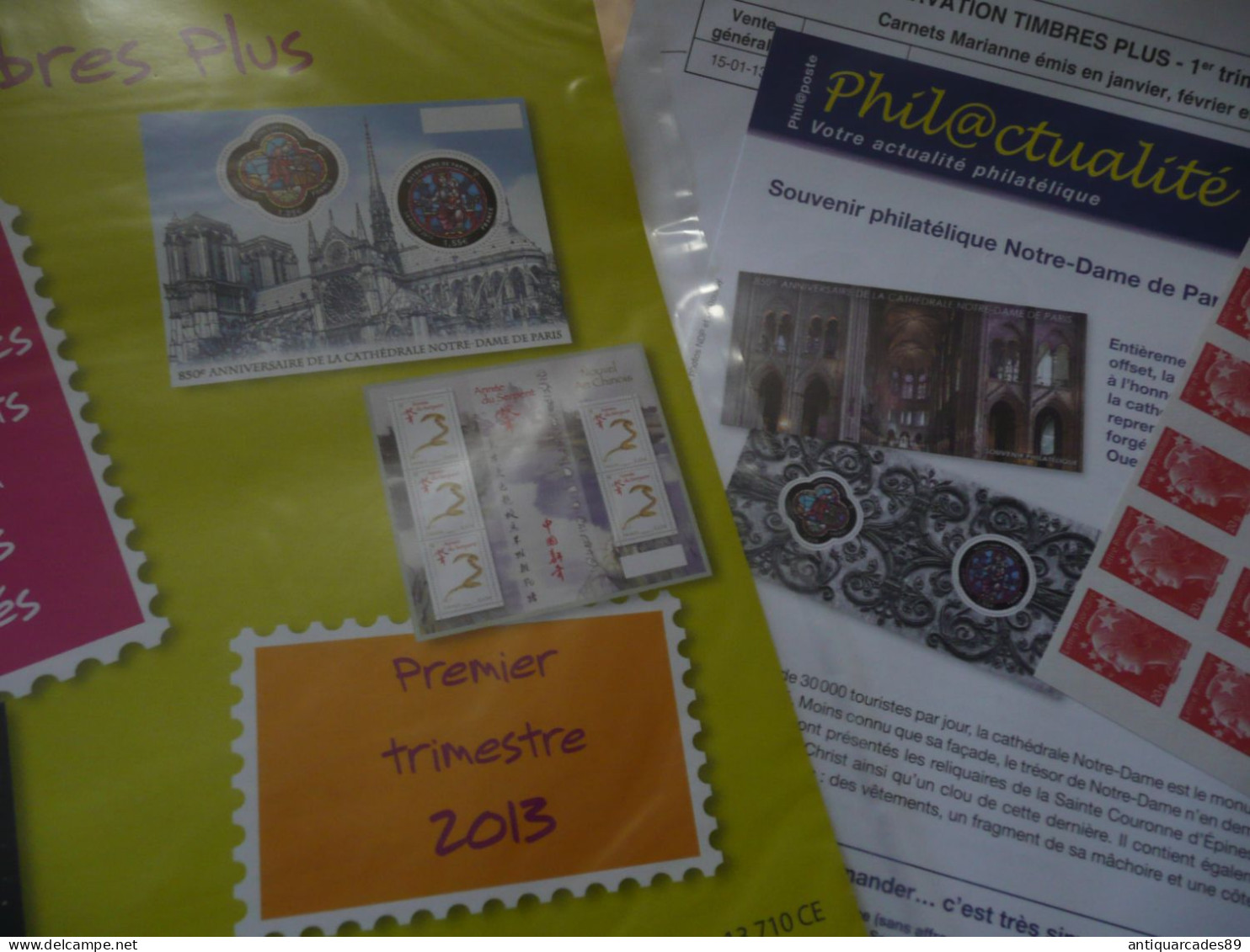 TIMBRES PLUS LA POSTE 2013 - 2010-2019