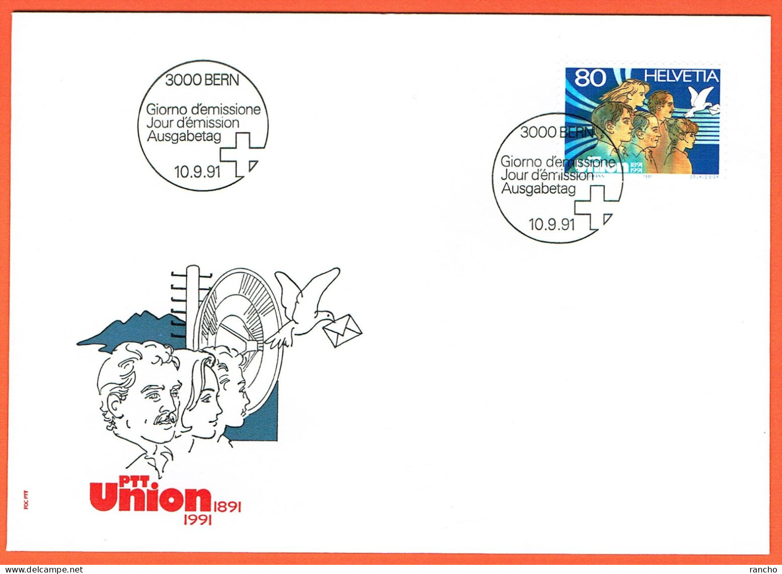 2xFDC 1991 DE COLLECTION SERIE+BLOC DE 4. OBLITERE 1er/J.10.9.1991. C/.S.B.K. Nr:818. Y&TELLIER Nr:1382. MICHEL Nr:1454. - FDC