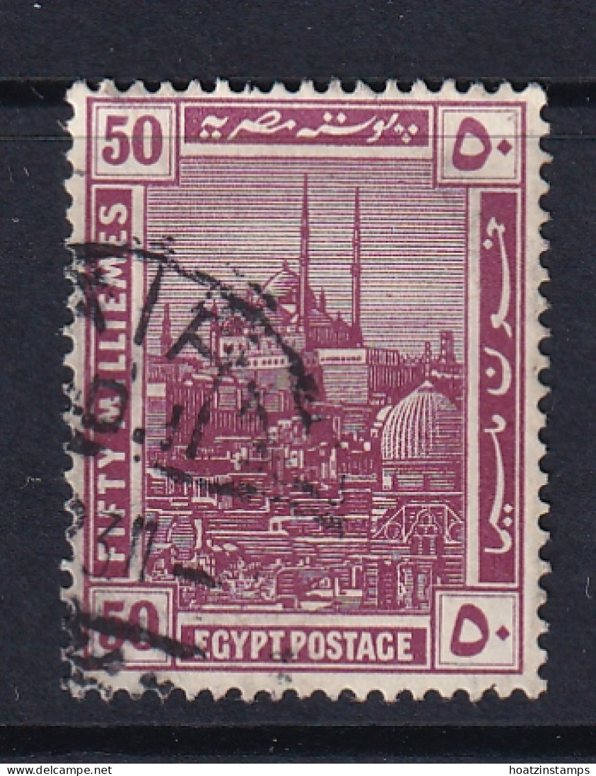 Egypt: 1921/22   Pictorial  SG96    50m    Used - 1915-1921 Brits Protectoraat